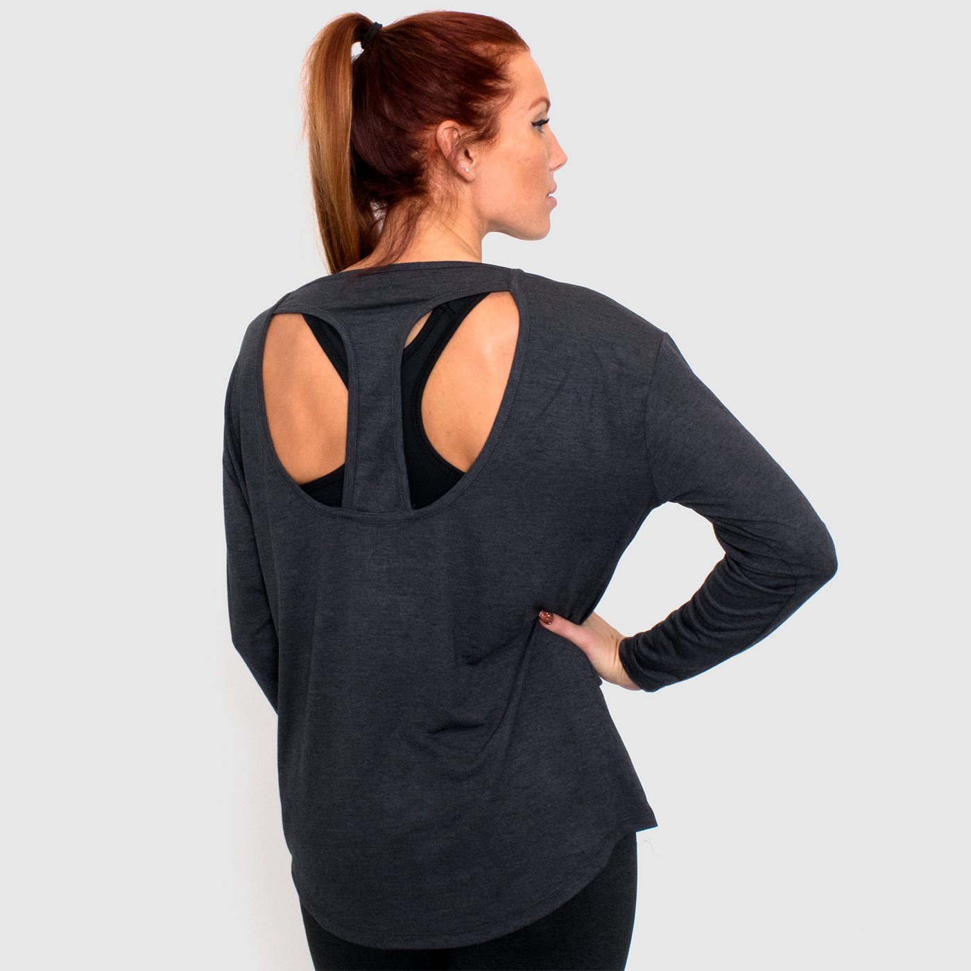 Ladies Longsleeve Silhouette Racerback