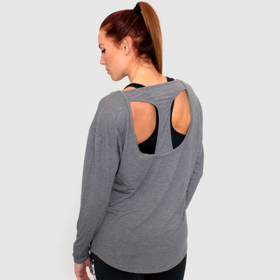 Ladies Longsleeve Silhouette Racerback