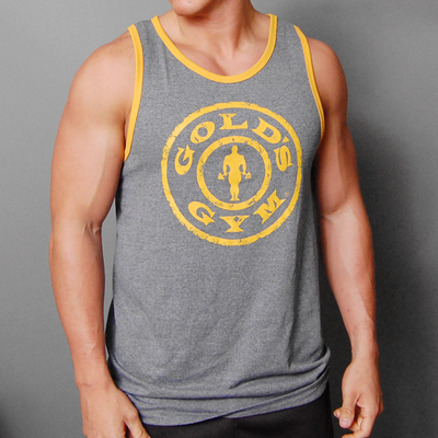 Weight Plate Contrast Athlete Tank