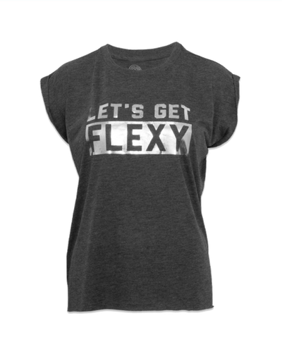 Let's Get Flexy Flowy Muscle Tee